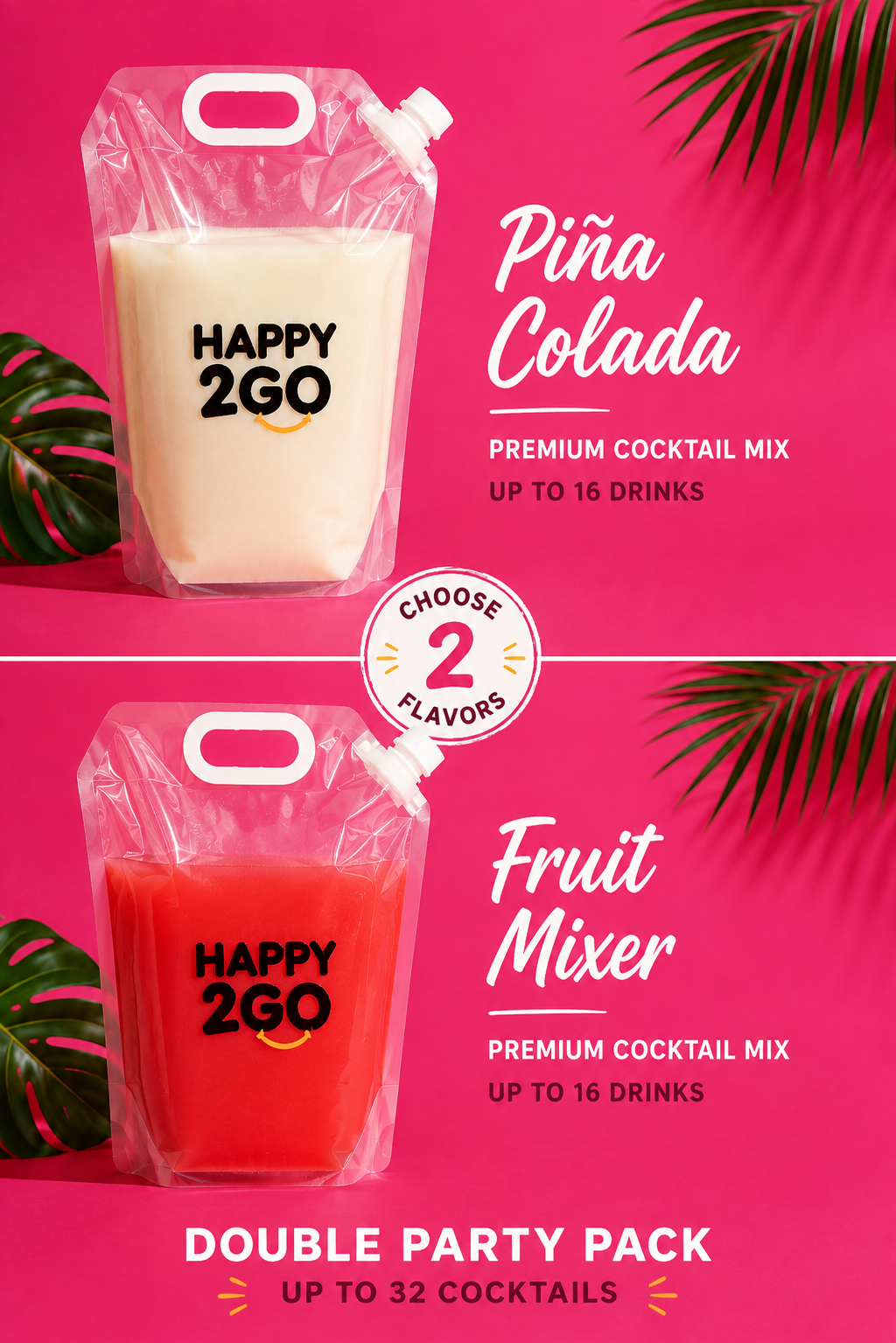 Double Party Pack | Up to 32 Cocktails